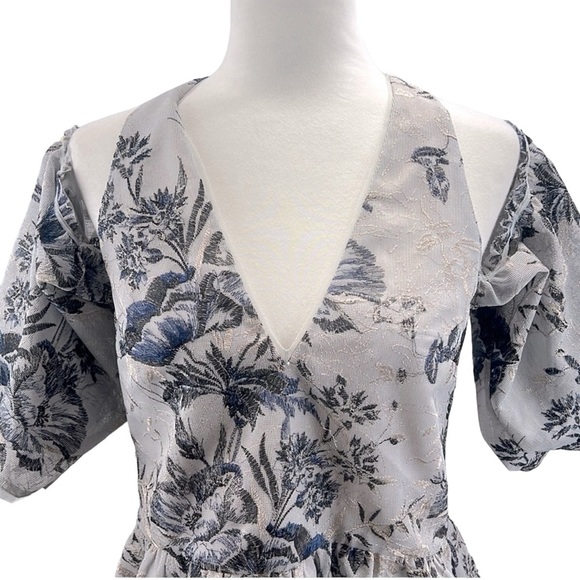 BCBGMaxazaria Travis Floral Tapestry Blouse - Picture 3 of 6